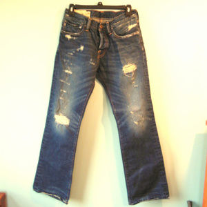 A&F Low Rise Slim Fit Boot Cut